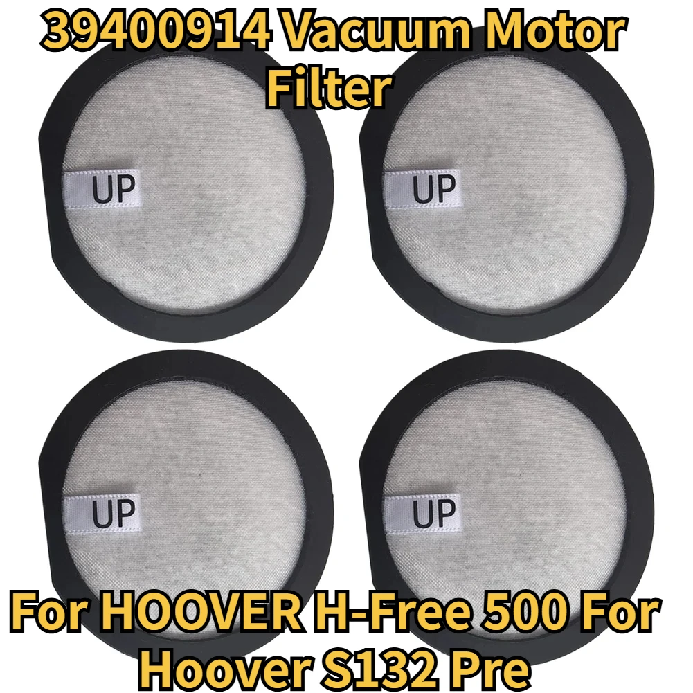 

2/4pcs 39400914 Vacuum Motor Filter For HOOVER H-Free 500 Model For Hoover S132 Pre Motor Filter,Extra Filtering Vacuum Cleaner