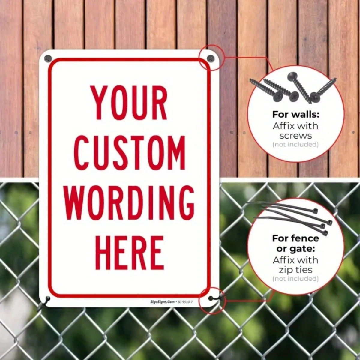 Customized Personalized Metal Signs: Ideal for Businesses, Workplaces, Homes, Airbnbs & Delivery Setups – Unique,