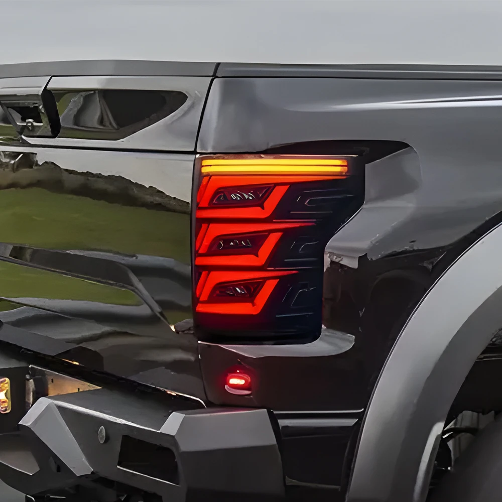 Car Taillights Assembly For Ford Raptor F150 2015-2019 LED Auto Rear Back Lamps Upgrade Dynamic Flicker Tail Lamps  Accessories