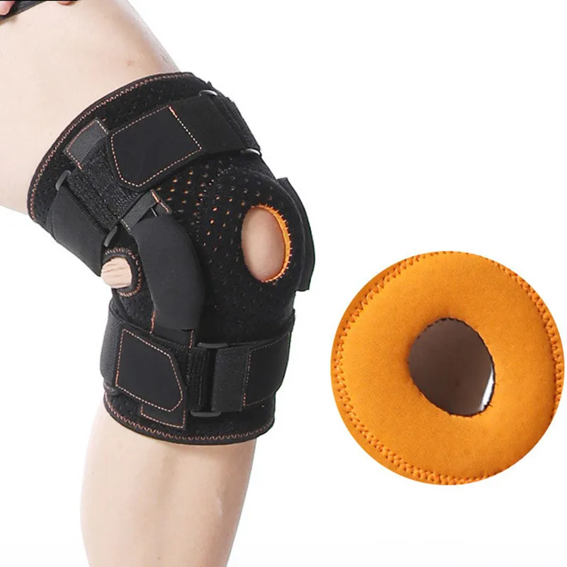 

1PC Men Women Tendon Ligament Meniscus Pain ReliefOrthopedic Knee Pad Brace Support Compression Hinged Knee Protector Strap