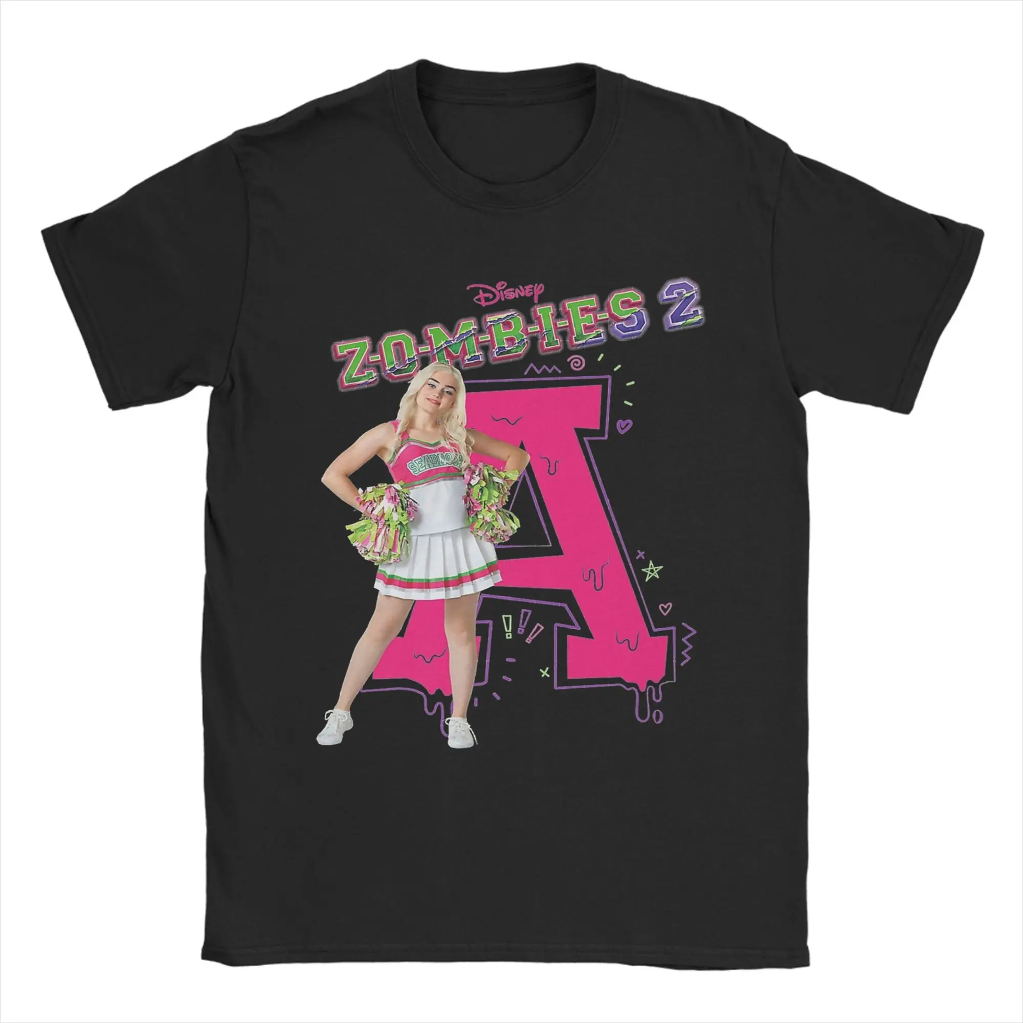 

Channel Zombies 2 Addison Cheer A Premium T Shirts Men Women 100% Cotton T-Shirts Round Neck Tee Shirt Short Sleeve Clothes 6XL