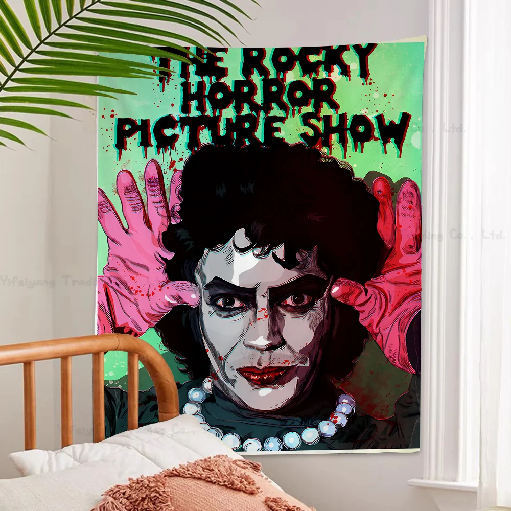 He rocky horror imagem mostrar filme anime tapeçaria hippie flor tapetes de parede dormitório decoração barato hippie parede pendurado