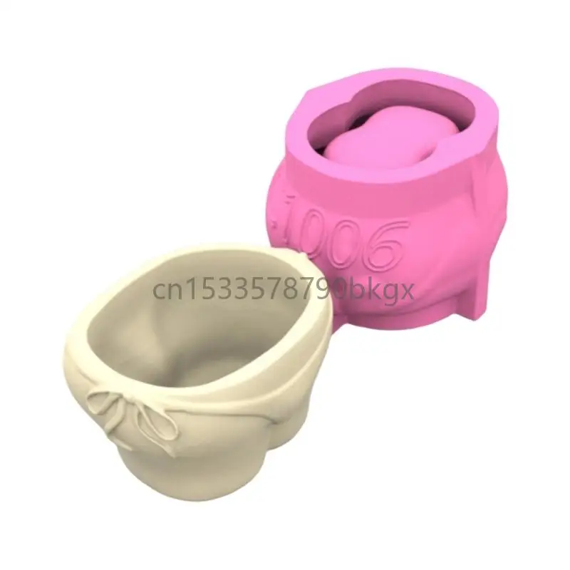 Artistic Silicone Cement Planter Molde
