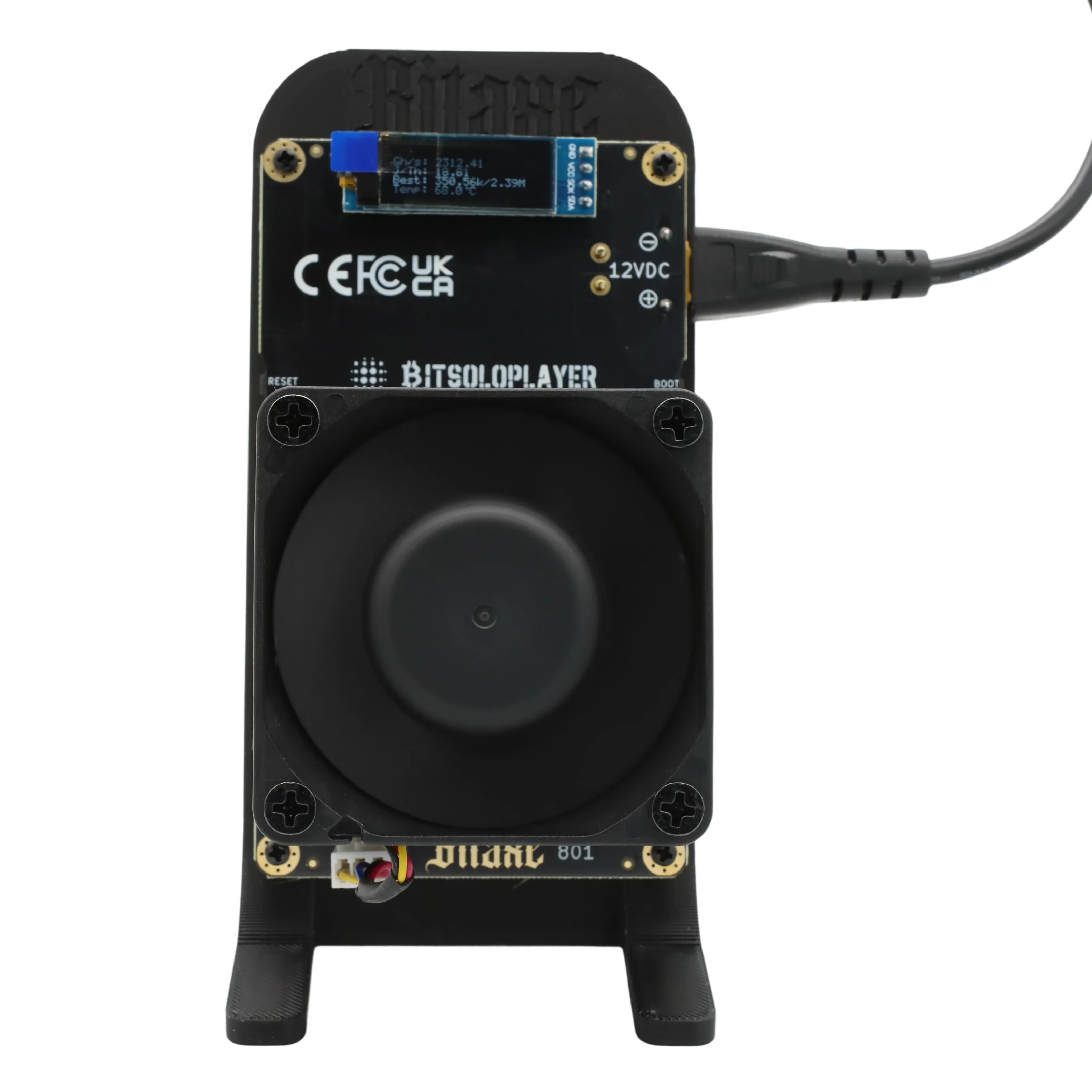Bitaxe GT 801 ASIC 비트코인 채굴기 2.4Th/s 40W BM1370 칩 오픈 소스 홈 암호화폐 채굴기