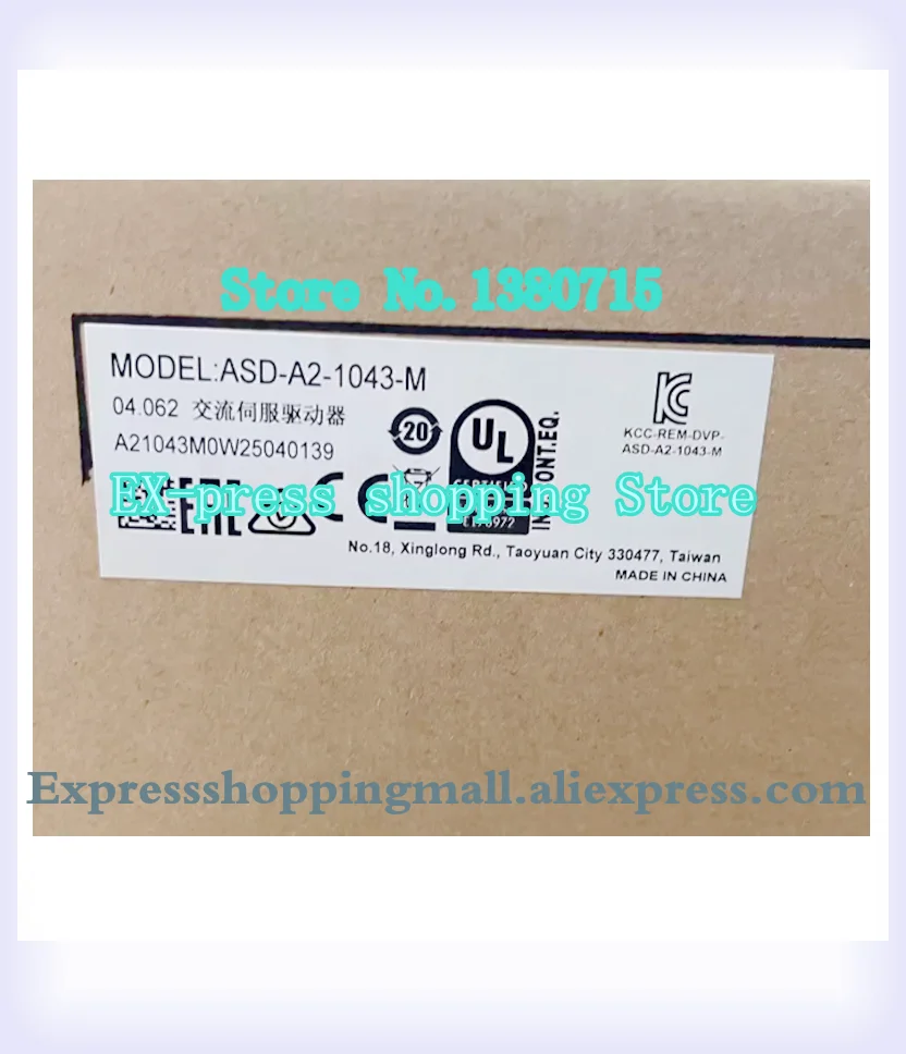 

New Original ASD-A2-1043-M 3ph 400V 1KW 3.52A CANopen E-CAM AC Servo Drive Full-Closed Control