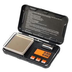 Electronic Digital Scale 200g 0.01g Mini Scale Precision Professional Pocket Scale Milligram Calibration Weights