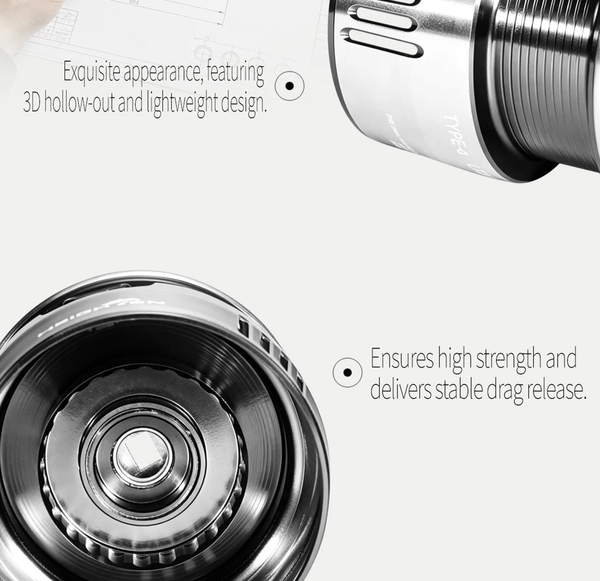 HEIGHTEN Ersatzspule für DAIWA TYPE-α LT2000S, passend für DAIWA GEKKABIJIN LUVIAS TATULA CALDIA BALLISTIC LT Angelrollen-Ersatzteil – Detail 6