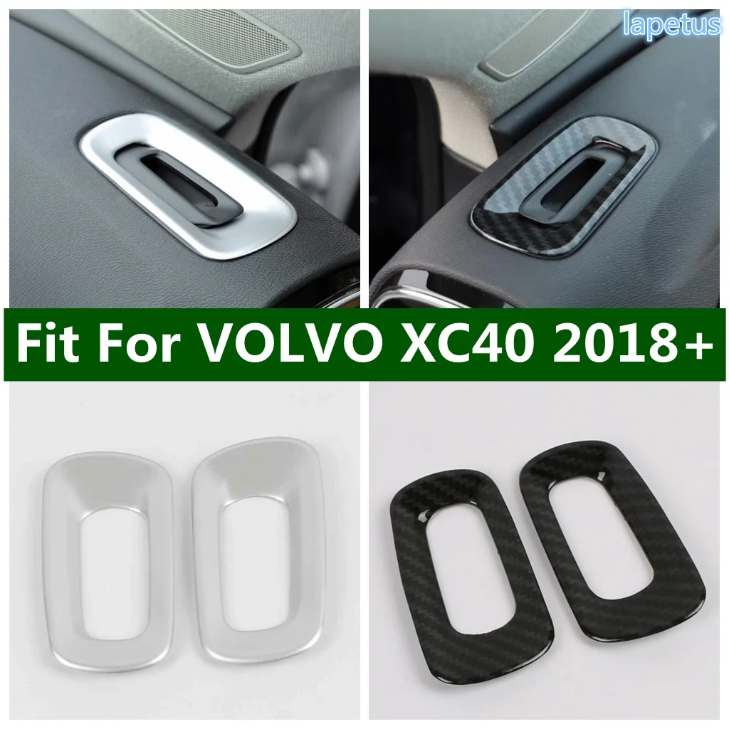 

For Volvo XC40 XC 40 2018 - 2024 Front Side Air Conditioning Vent covers Trim AC Outlet Decoration Sticker Car Interior Styling