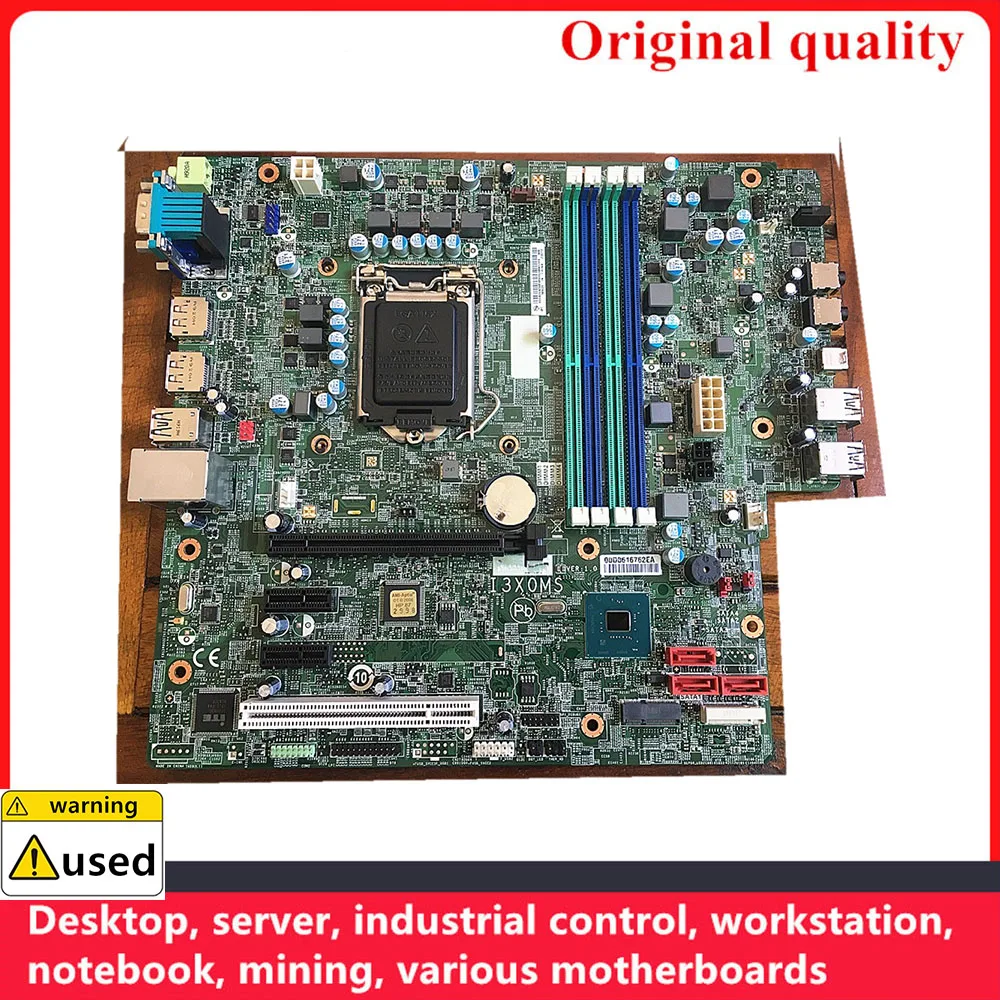 Used 100% Tested For  Lenovo ThinkCentre M920t M920s Desktop Motherboard Q370 DDR4 LGA1151 I370MS Mainboard Mainboard