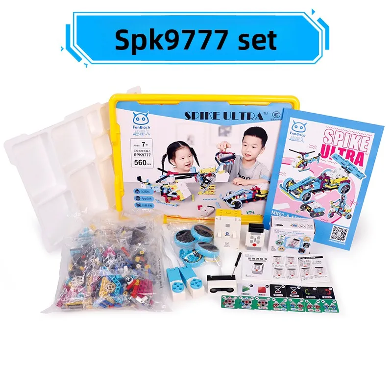 STEM45678 piezas técnicas programación multitecnología estudiante educativo aprender bloques de construcción función de potencia conjunto para niños juguete