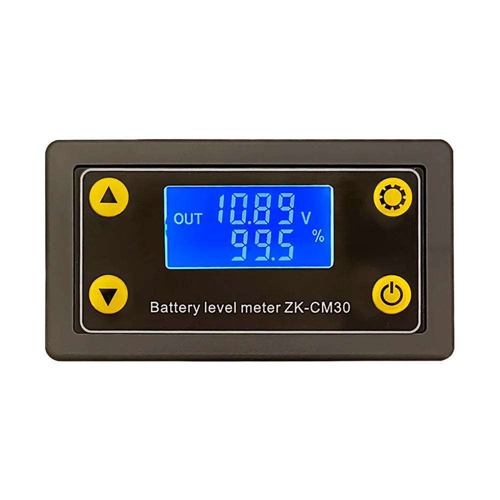 CM30 Akumulator Monitor Ah Wh Amp Miernik Napięcia Baterii Słonecznej Ładowanie Koulometru Pojemność Wykrywacz mocy Woltomierz Tester