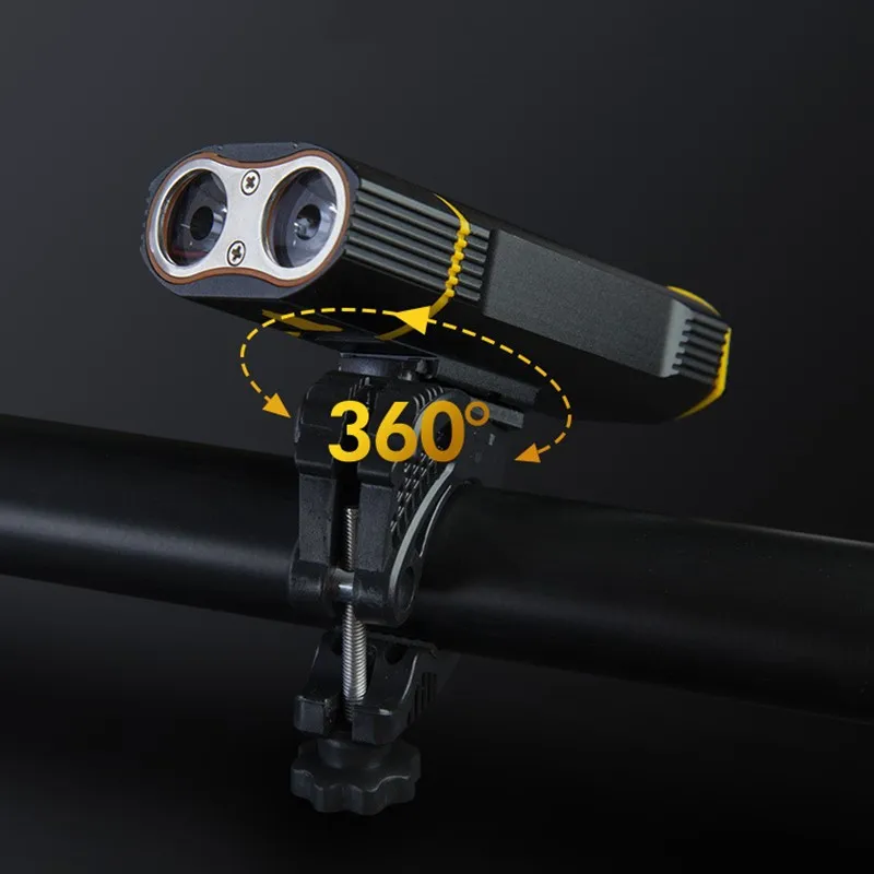 دائم مقاوم للماء 1000 التجويف ضوء الدراجات دراجة الجبهة ضوء Led الدراجة الخفيفة 1