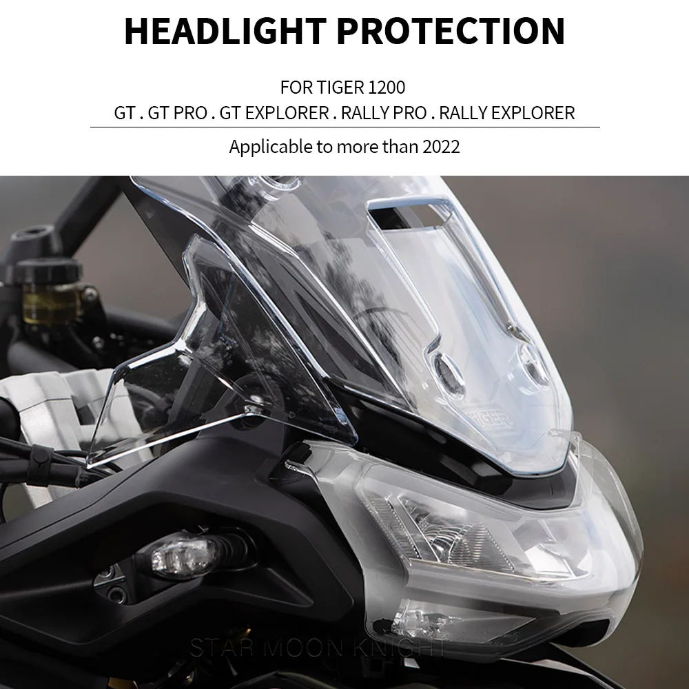 Motorcycle Accessories Headlight Protector Light Cover Protective Guard For  Tiger1200 Tiger 1200 GT Pro Explorer Rally Explorer