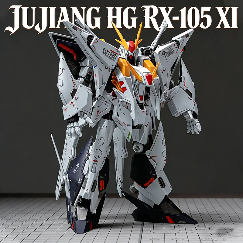 

Сборная модель JUJIANG HG RX-105 XI в масштабе 1/144, фигурка робота, игрушка для хобби и детей, пластиковая модель для коллекционирования, подарок