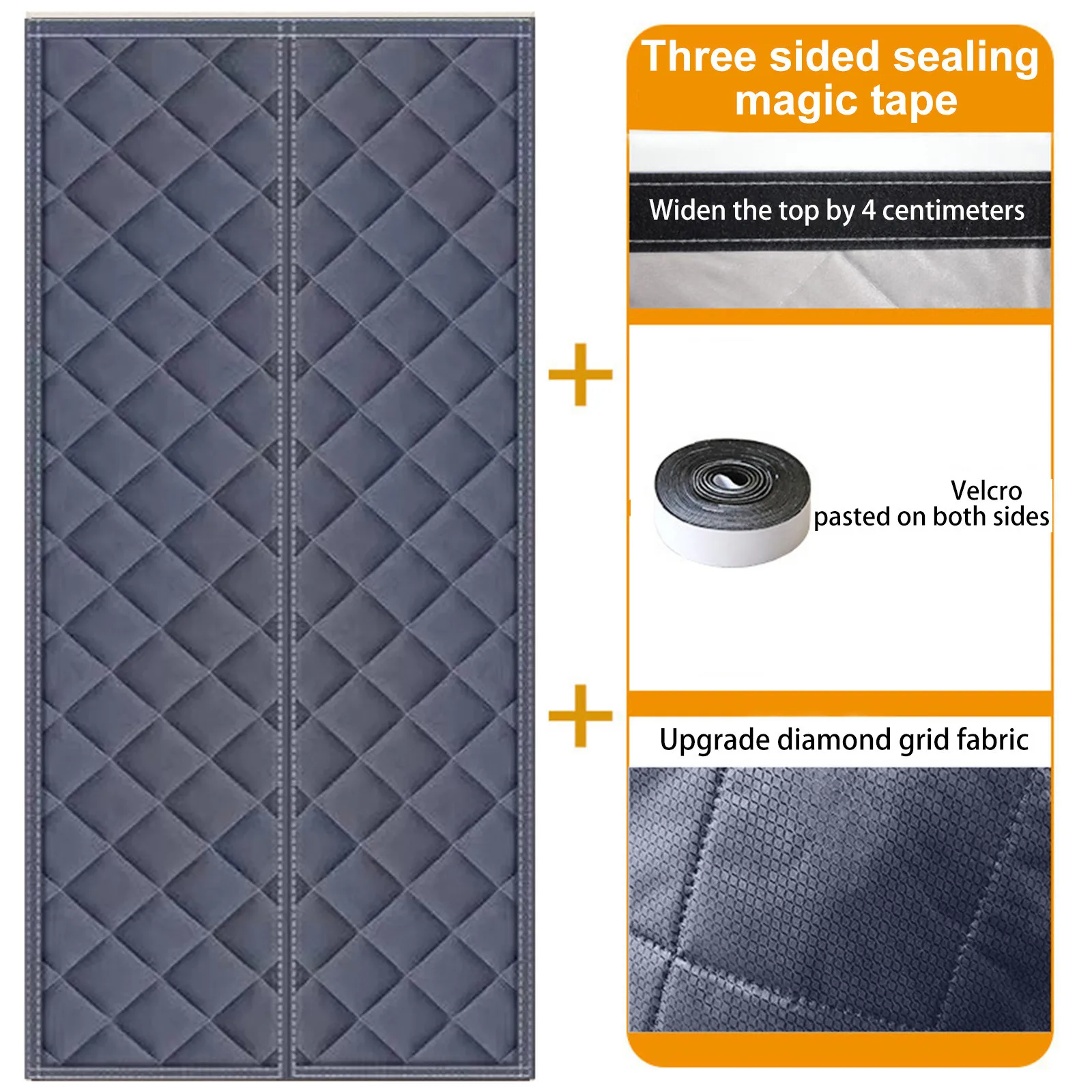 

Winter Windproof Warm Door Curtain Magnetic Self-Closing Door Cover Thermal Insulated Door Screen Doorways Wind Resistant Panels