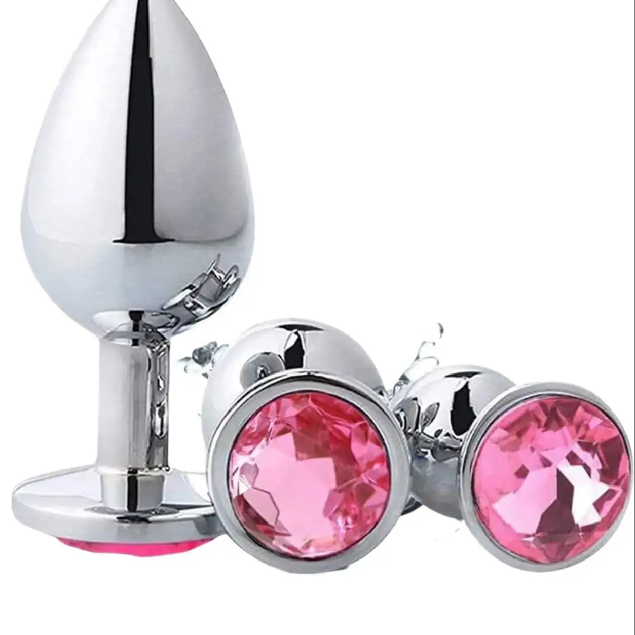 

3PCS Anal Plug Butt Plug Set - Metal Anal Plugs Buttplug Anal Training Kit, Fetish Anal Beads But Plug Anal Toys for Couples, W