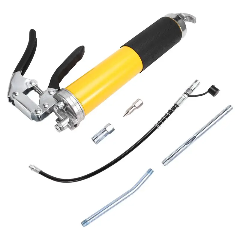 

AA92-8000 PSI Heavy Handheld Grease Filling With 18 Inch Flexible Hose