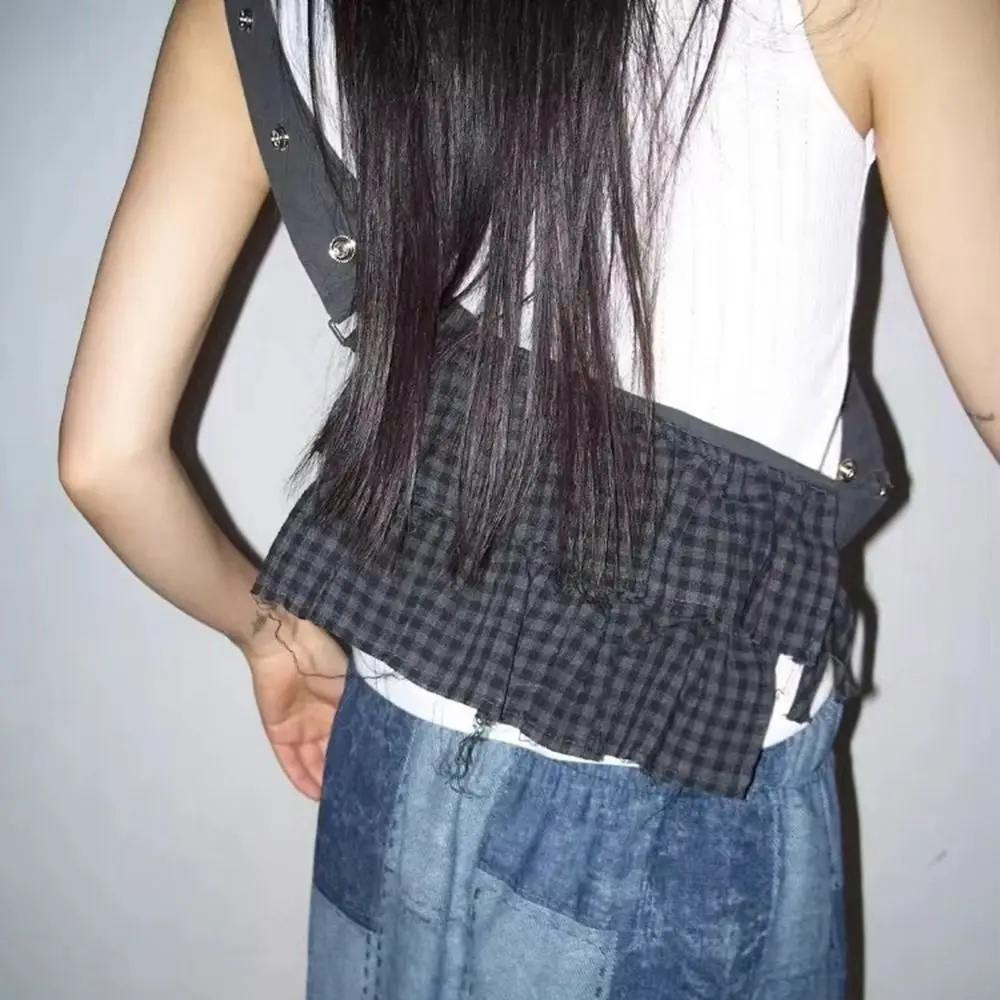 

Retro Lightweight Lace Waist Bag Water-Resistant Adjustable Strap Dual Zipper Bag Crossbody Bag