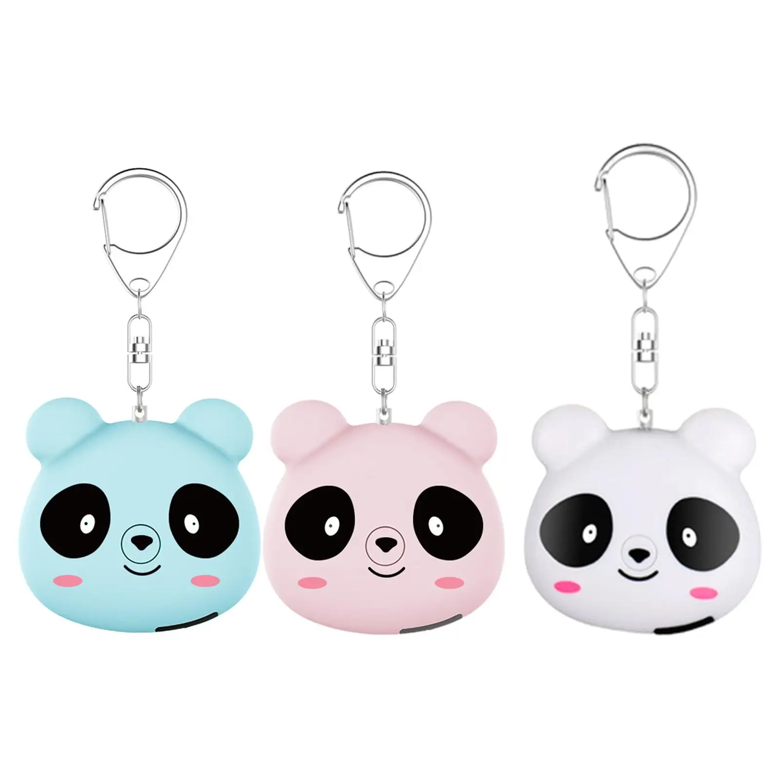 Panda Emergency , 130dB , Loud Sound Personal Alarm for Girls Elderly Rechargeable Low Power Consumption