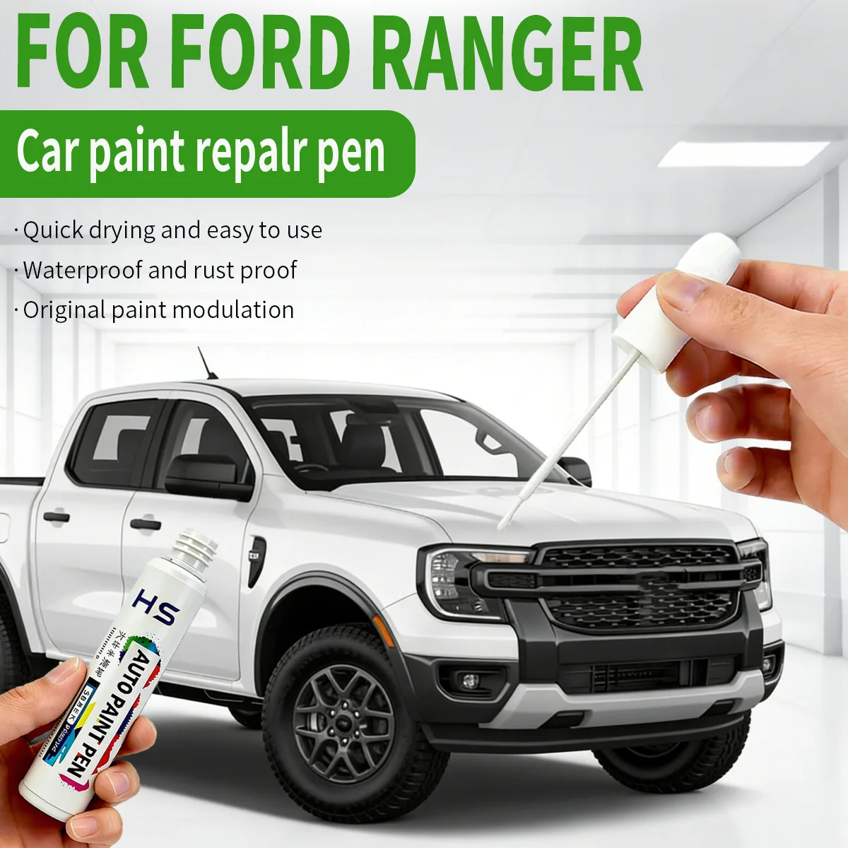 

Ручка-корректор для ремонта автомобильной краски, средство для удаления царапин, аксессуары для авто DIY, коричневый, черный, 1904, синий, серый, оранжевый для Ford Ranger 2011-2025