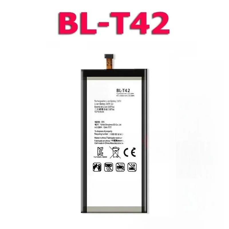 

Durable BL-T42 Mobile Battery for LG V50 LGV50 V50 ThinQ G8X No Memory Effect, Reliable Power Supply and Strong Endurance