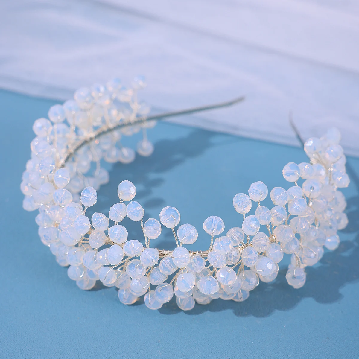 Baroque Vintage Handmade Crystal Bridal Hairbands For Wedding Hair Accessories Women Bridal Headbands Head Jewelry