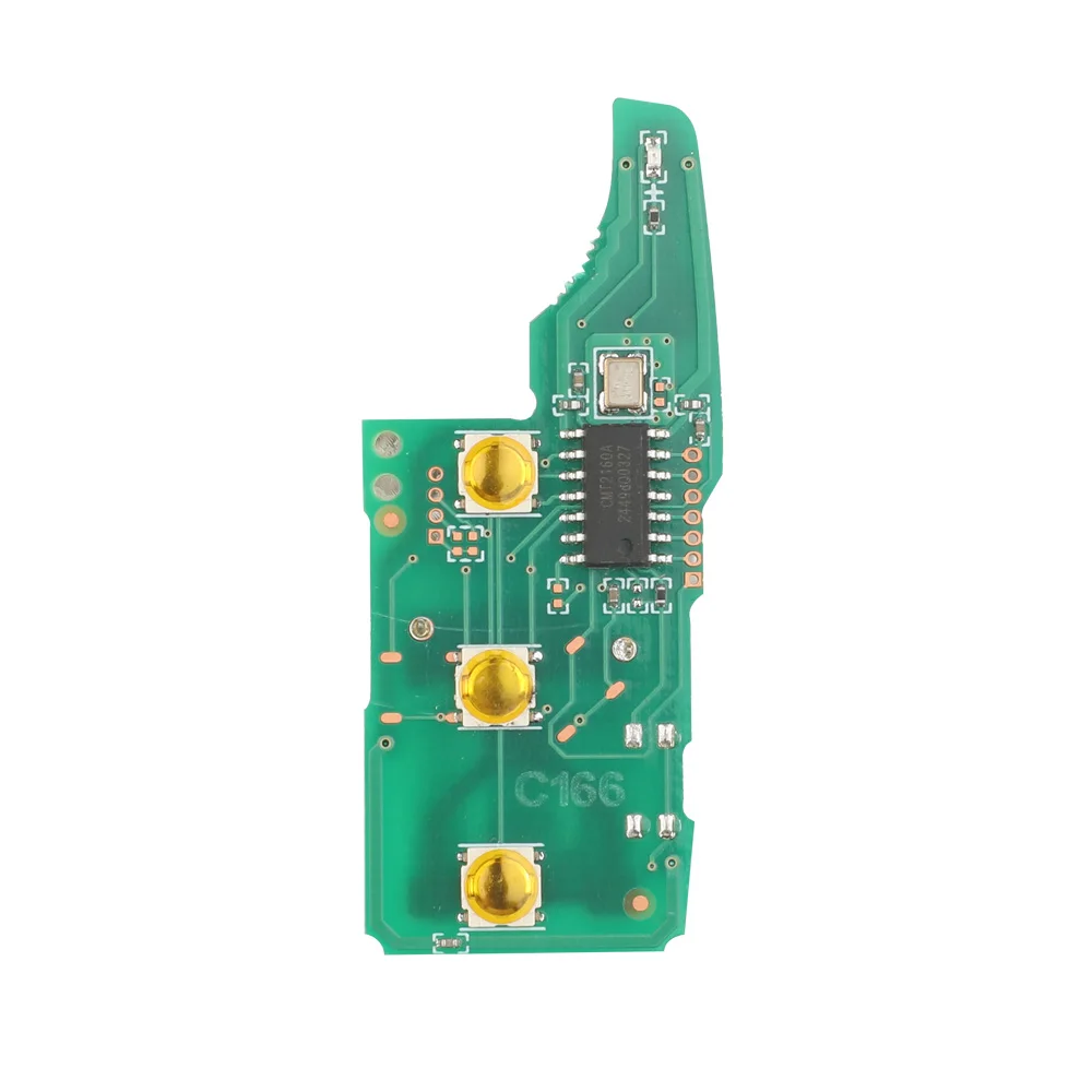 jingyuqin 5K0837202AD/202Q Flip Remote Car Key 434Mhz for VW VOLKSWAGEN Caddy Eos Golf Jetta Polo Scirocco Tiguan ID48 Chip fob