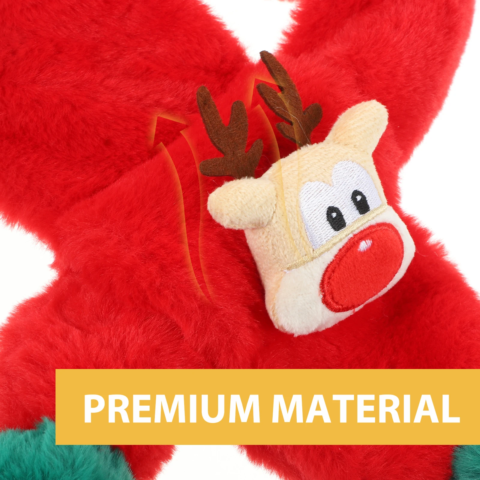 

's Scarf Women Winter Cold Weather Non-woven Fabric Neck Women's Funny s Warmer Holiday Scarves
