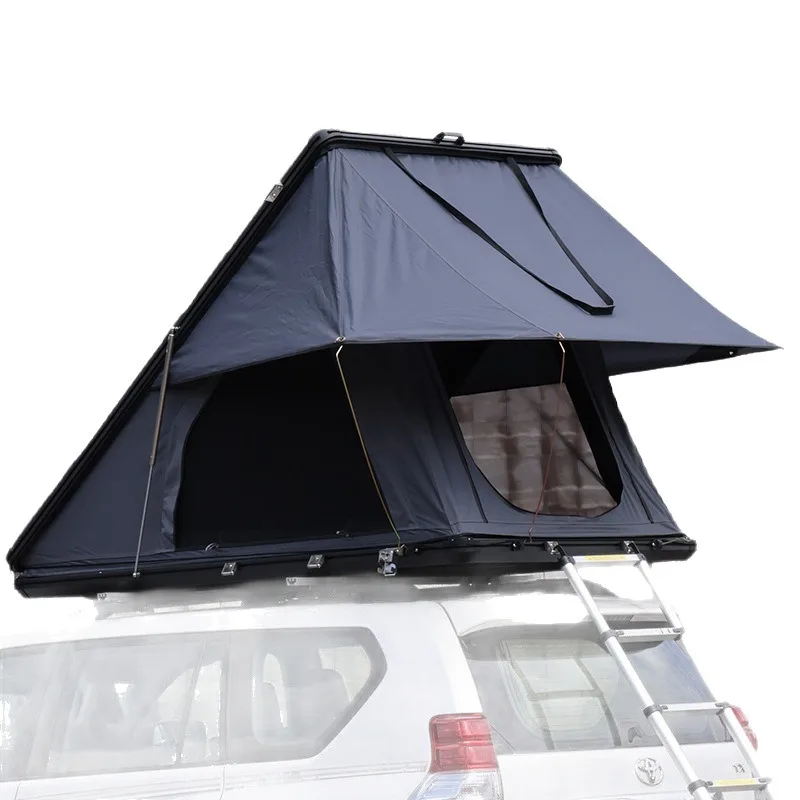 Aluminum alloy triangular roof tent outdoor camping SUV hard off-road self-driving through the speed drive car tent