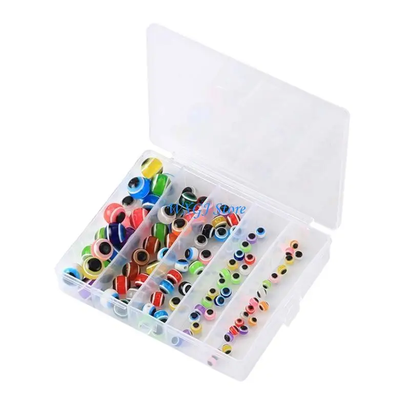 37JE 100Pcs Fish Eye Beads Fishing Line Beads Assorted Color Fishing Beads Floating Balls Stopper Beads Fish Baits Eggs Beads