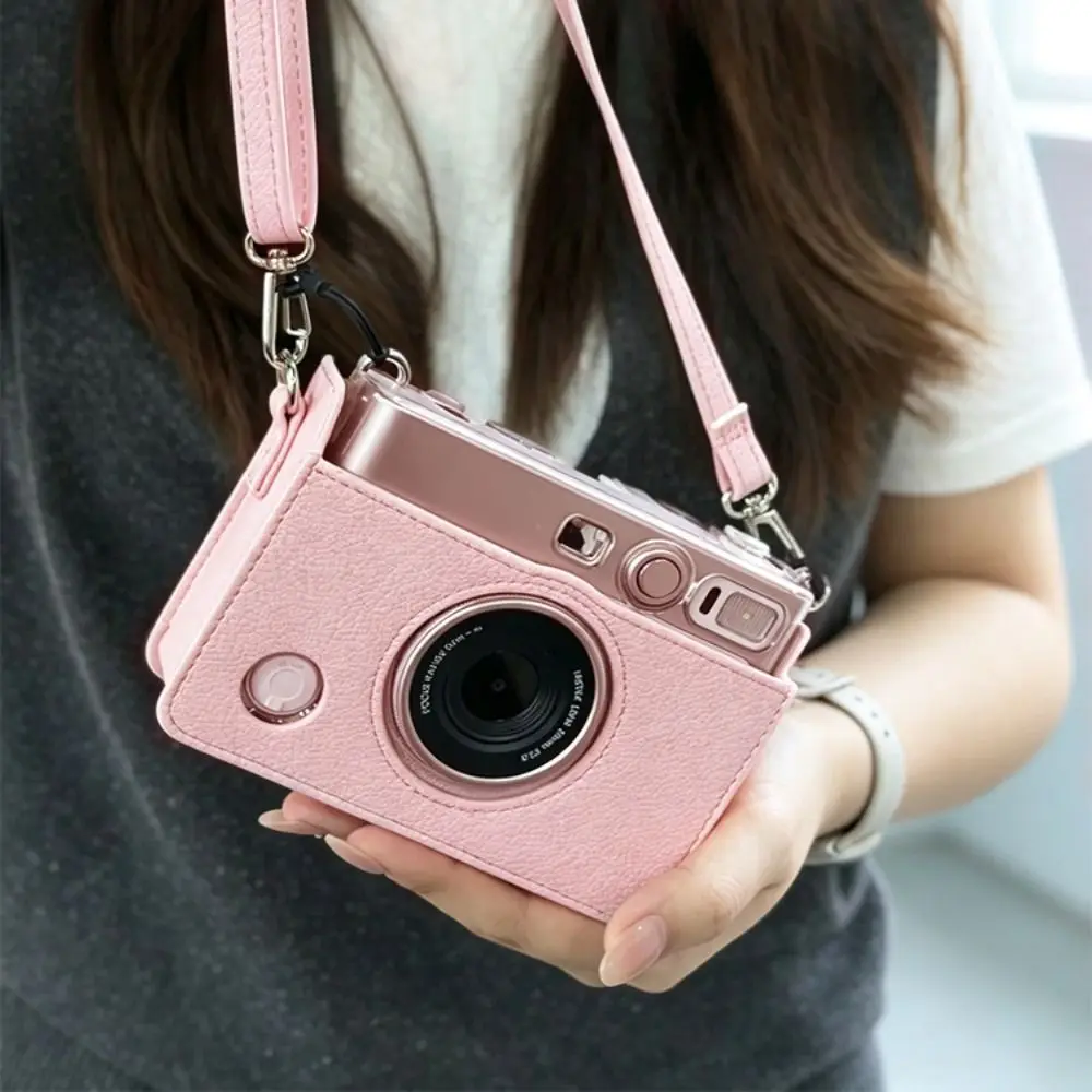 PU Leather Instant Camera Storage Bag Dustproof Scratch Resistant Carrying Case Shockproof for Fujifilm Instax Mini EVO view 2