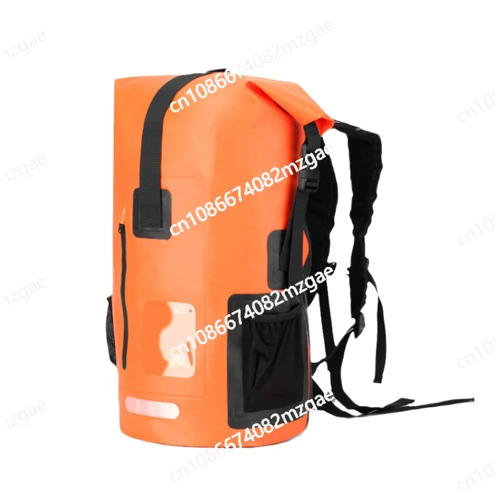 

Водонепроницаемый рюкзак для активного отдыха, походов и кемпинга, 55 л, большой объем, из износостойкого ПВХ