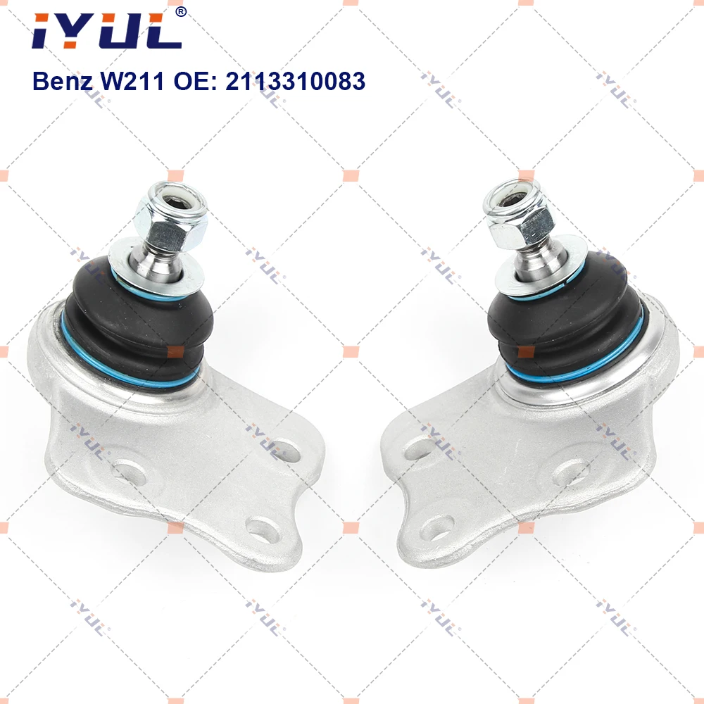 A Pair Front Upper Left Right Suspension Control Arm Ball Joint For Mercedes Benz E Class W211 S211 CLS C219 SL R230