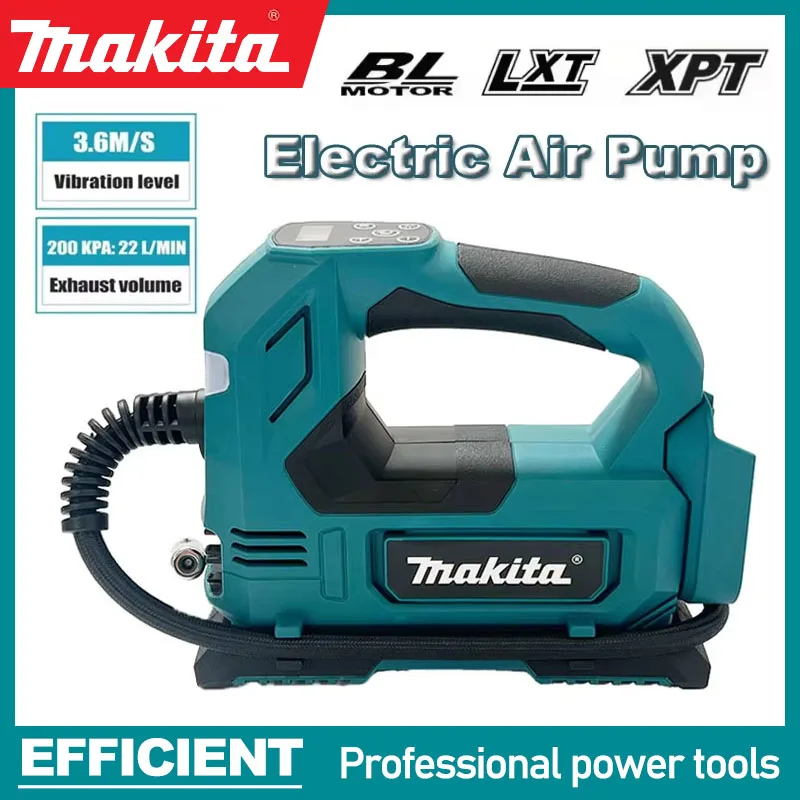 

Makita Portable Cordless Tire Inflator 18V Battery Electric Air Pump Handheld Air Compressor For Car Bicycle Tires Ball