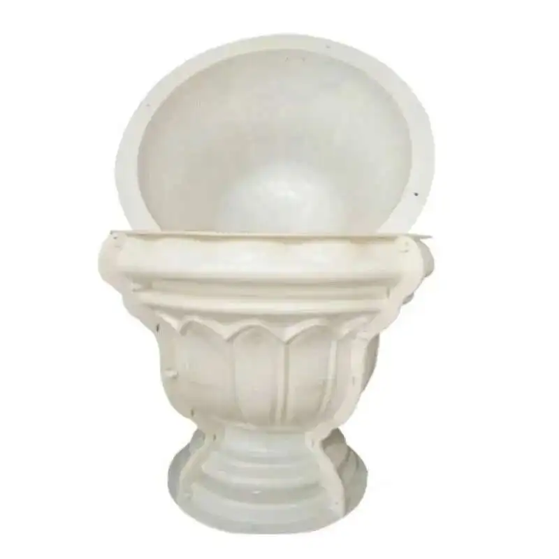 

Roman European Garden Building Flower Pot Cement Mold Home Gardening Fence DIY Round Garden Vase Flower Pot Concrete Mold