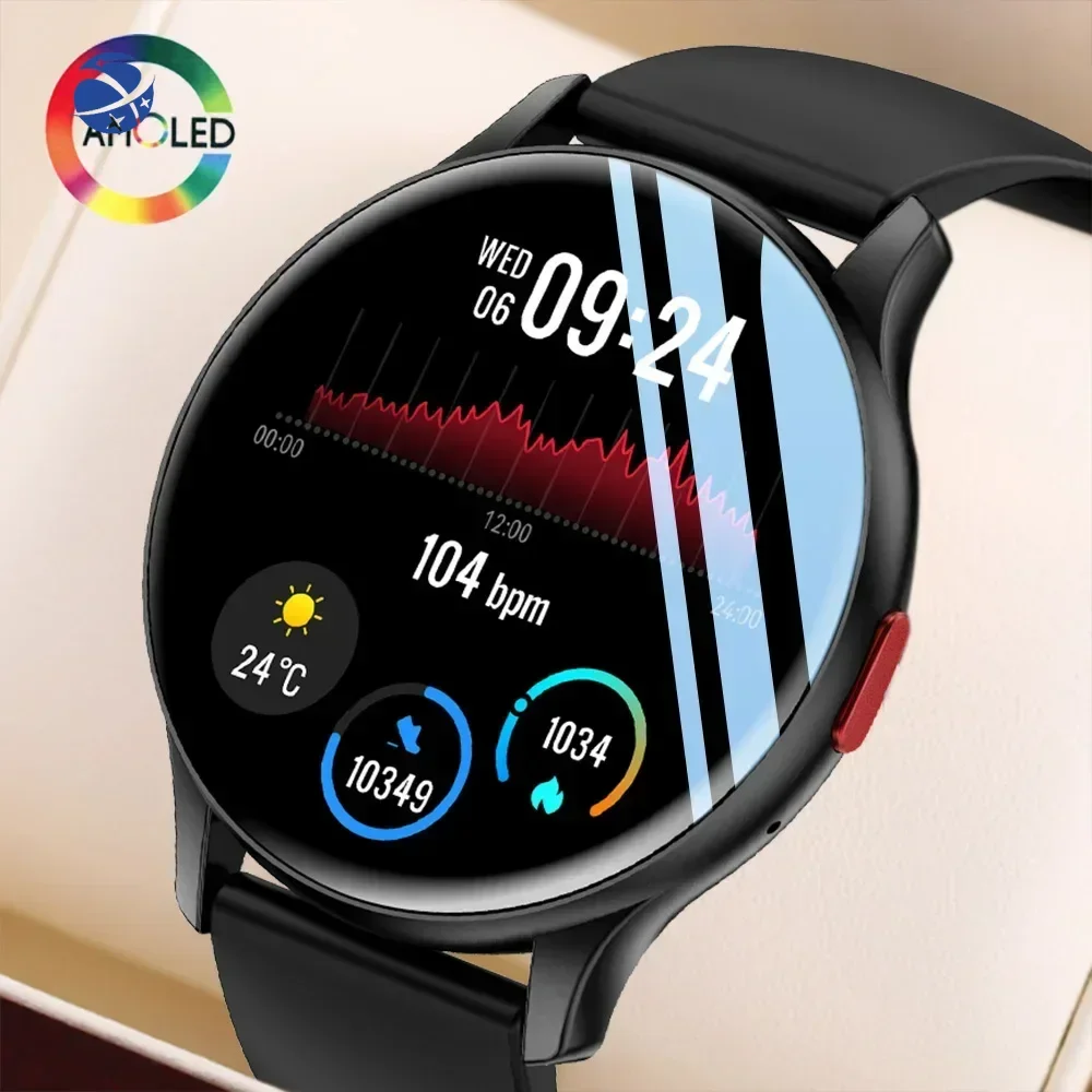 SENBONO MAX11 AMOLED 2023 Smart Watch Men round 1.43'' 466*466 HD big screen ip68 waterproof answer Call sports Smartwatch Women