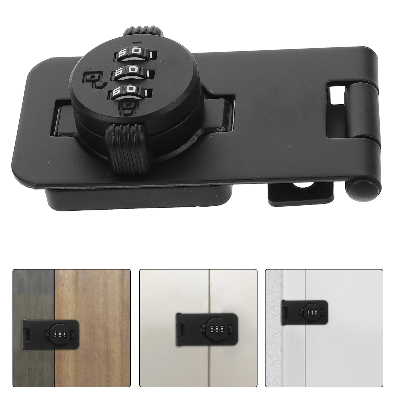 

Drawer Combination Lock Password Hidden Door Latch Cabinet Hotel Room Travel Zinc Alloy Desk Keyless Security Household