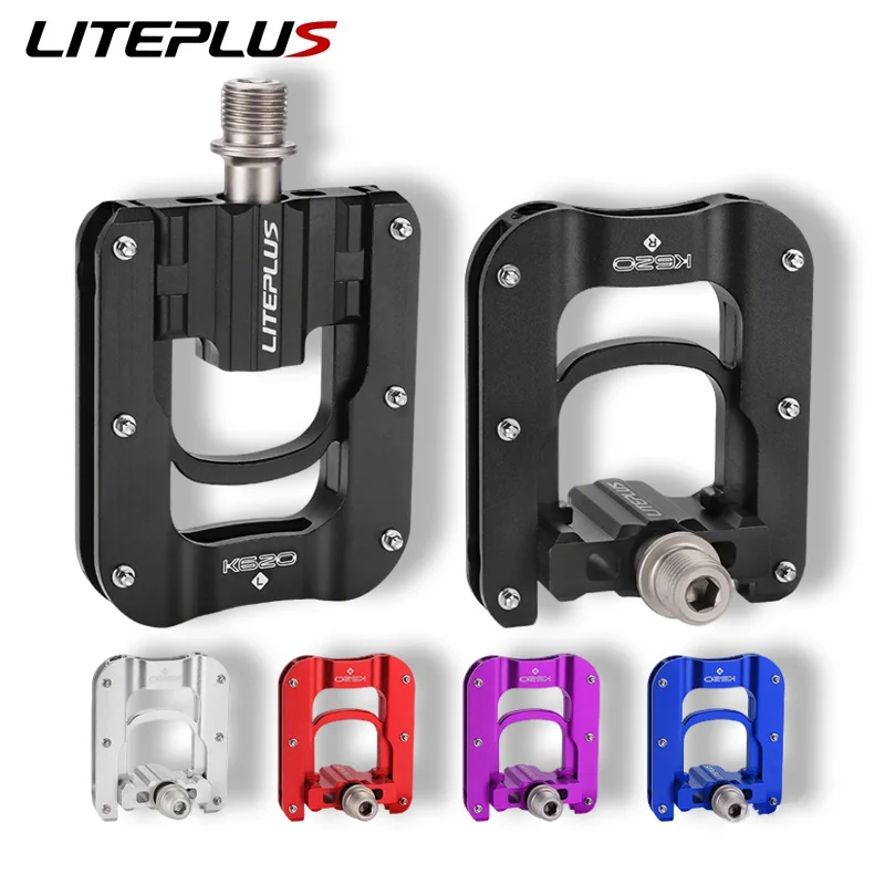 

Педали для велосипеда Liteplus K620: ультралегкие, складные, с тремя подшипниками, из алюминиевого сплава, двусторонние, противоскользящие, аксессуары для велосипедов