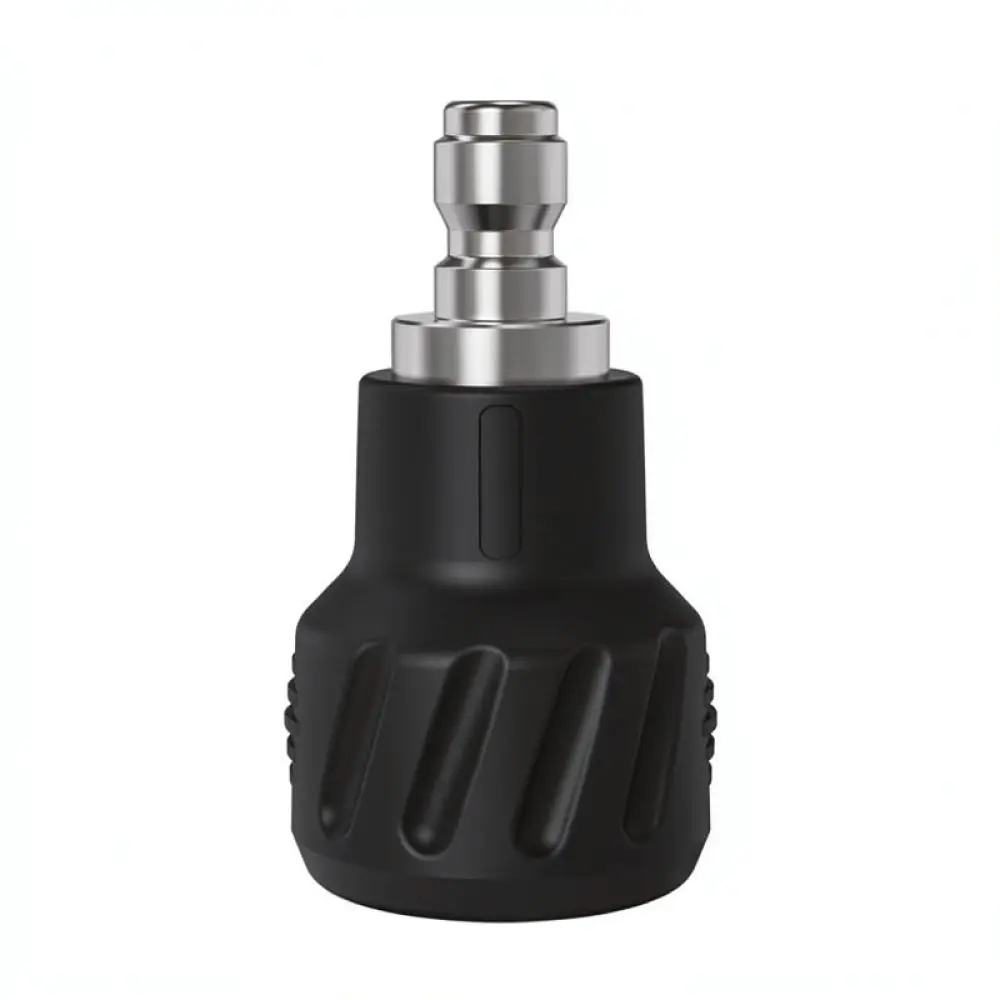 Professional High Pressure Washer Spray Nozzle 304 Stainless Steel With Silicone Jacket Anti Collision Car Surface Guard