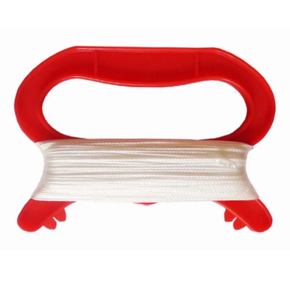 子供向けギフト  凧揚げ道具 赤色 D型 プラスチック製  おとぎ紐  おとぎ糸巻き  おとぎ紐  おとぎアクセサリー