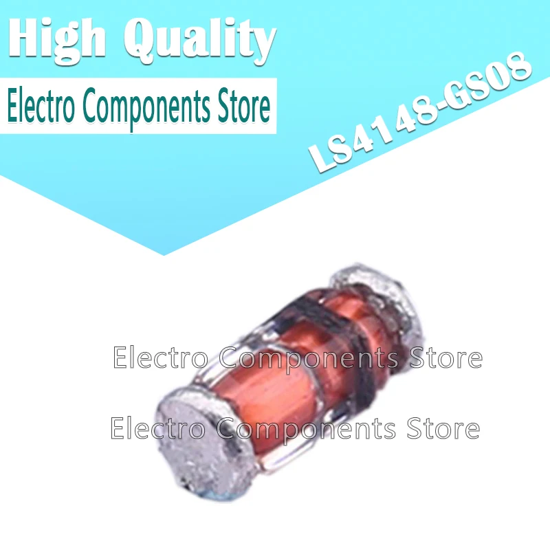 10 Pcs/Lot LS4148-GS08 SOD-80 75V 300mA Diode De Commutation