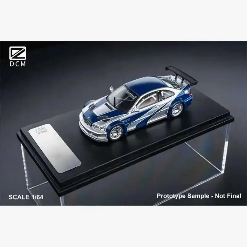 DCM Disponibile 1:64 E46 M3 GTR Diecast Diorama Collezione di modelli di auto Giocattoli in miniatura