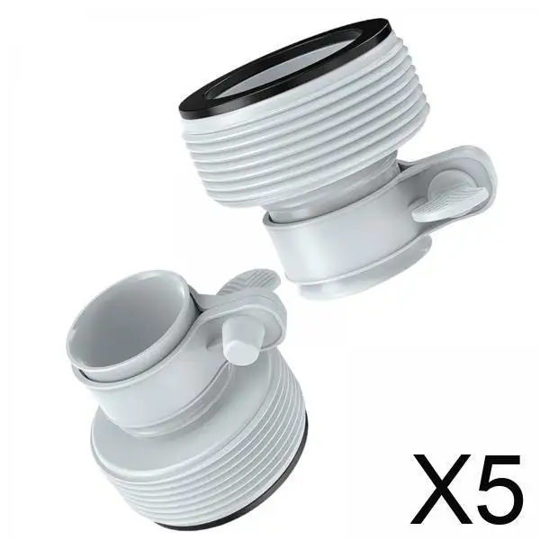 

5x переходник для шланга, аксессуары для бассейна, фитинг для трубки, заменяет деталь для бассейна