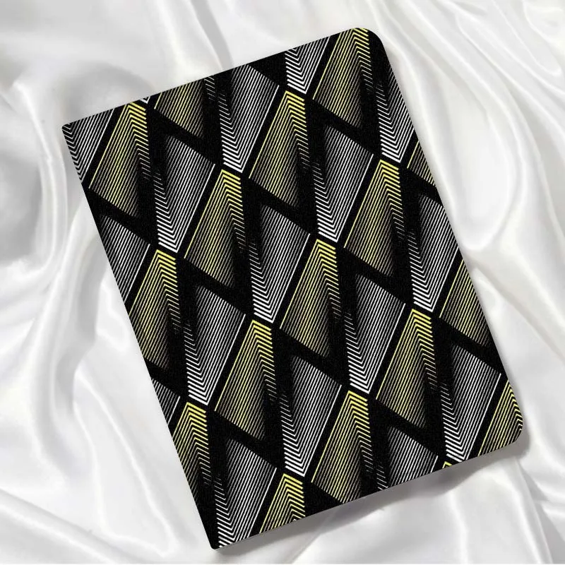 

Geometric Gold Black Pattern For Samsung Galaxy Tab A A7 A8 A9 A11 S6 S11 10.1 10.4 10.5 Inch Lite Plus Cover Tablet Case