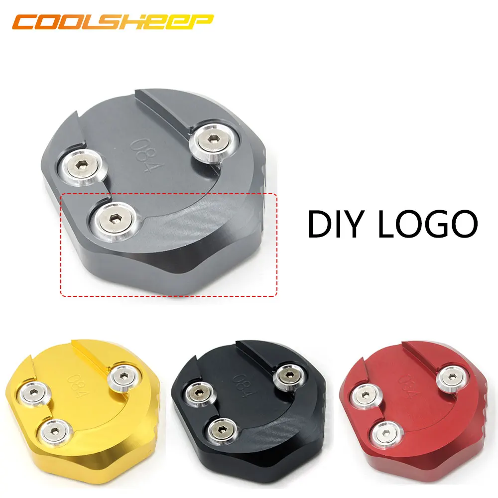 

DIY LOGO For HONDA CMX500 CMX300 CMX Rebel 300 500 Kickstand Side Stand Extension Enlarger Plate CMX 500 Support Foot Pad Base