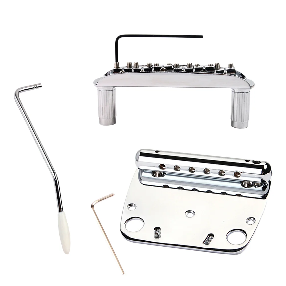 Exquisite 6 String Guitar Tremolo Bridge Tailpiece Set for Guitar Guitar Part Accessories