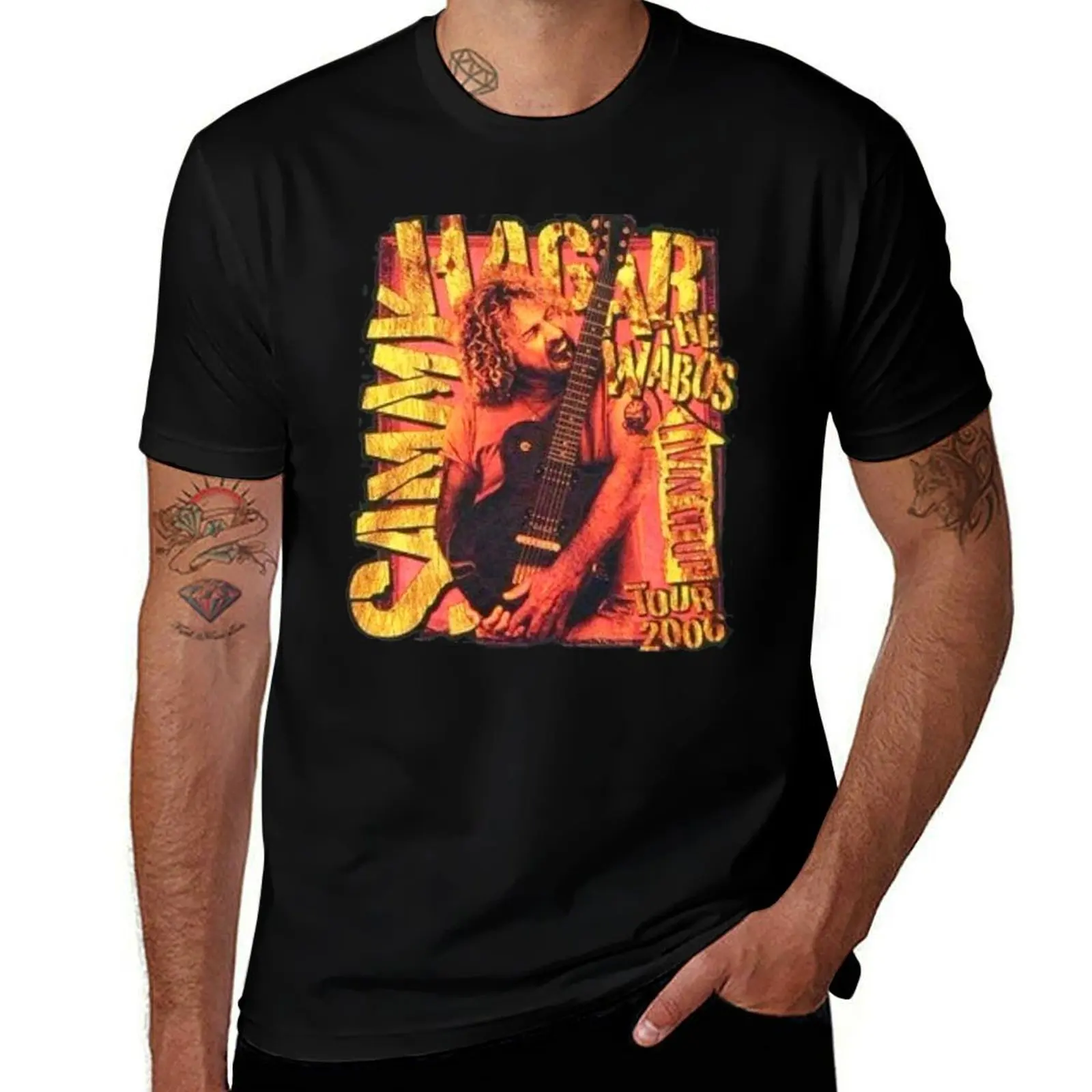 

New! SAMMY HAGAR Vintage TOUR Concert T-Shirt t shirts for man pack white funny t shirts man T-shirt
