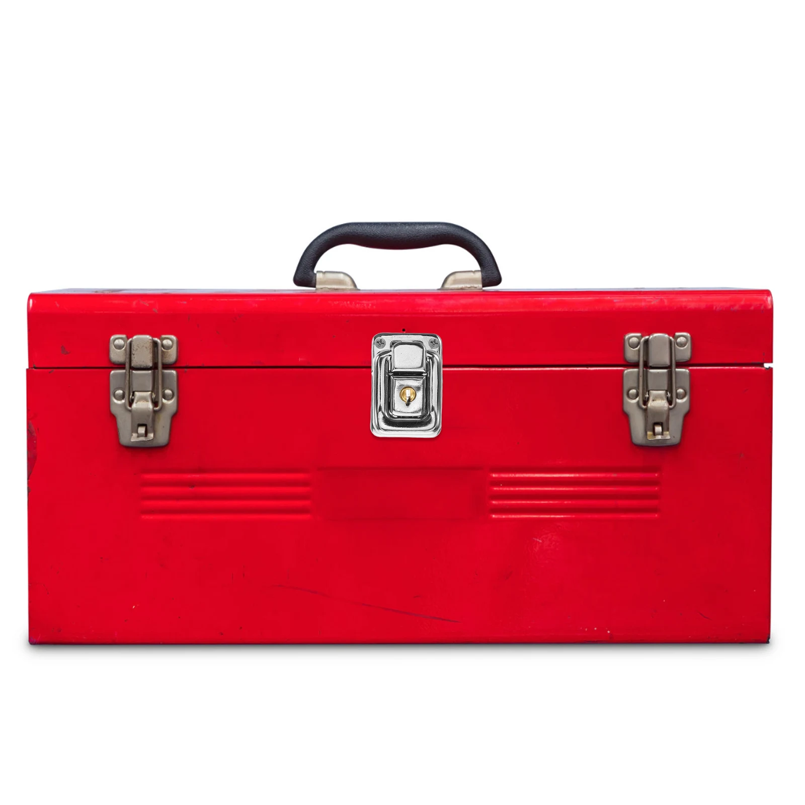 

4Pcs Suitcase Silver Toolbox Lock Box Desk Locker Wooden Truck Latch Drawer Latch Jewelry Mailbox Locks Storage