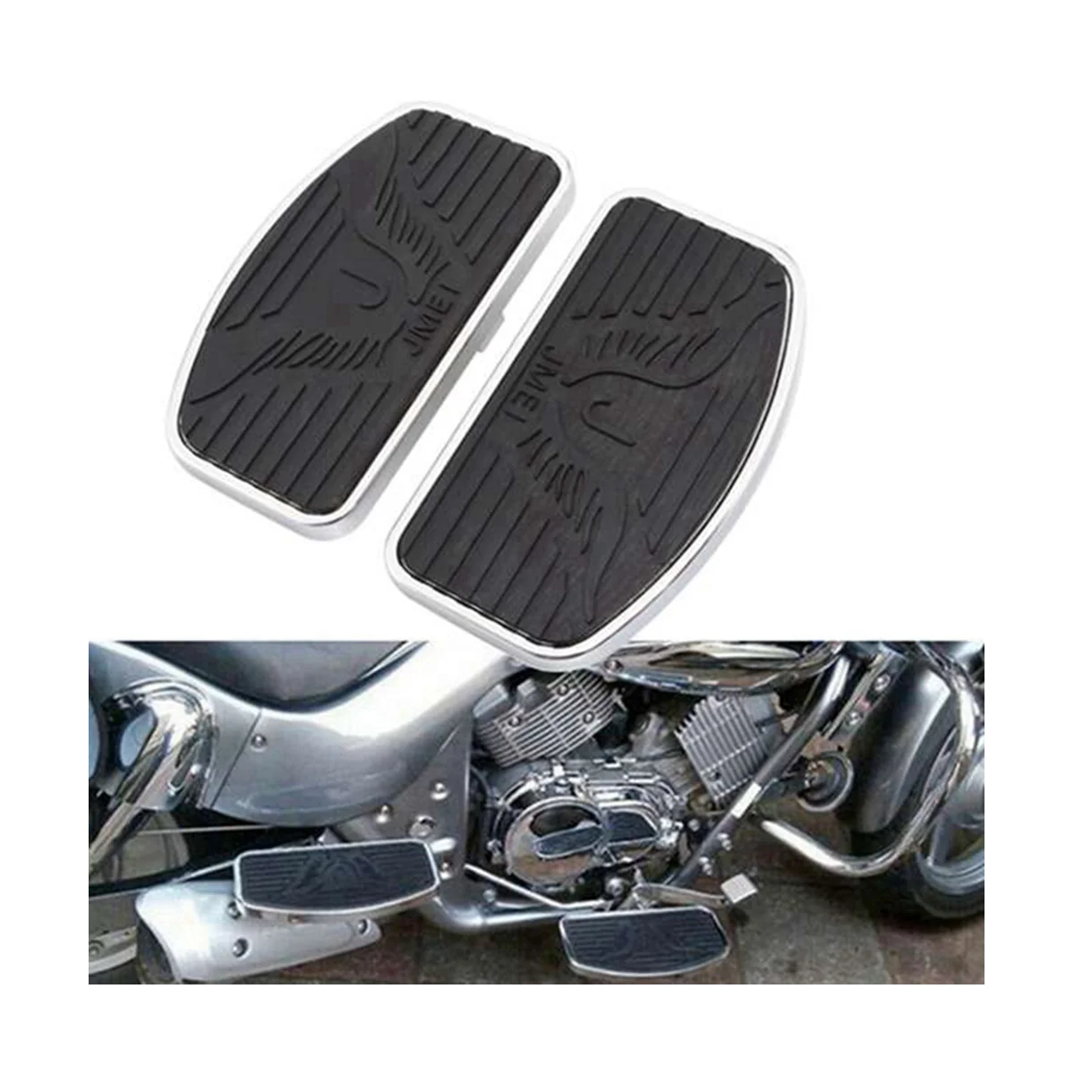 For Rear Wide Footpegs Footpegs for Honda Shadow VT400 VTX 1300/1800