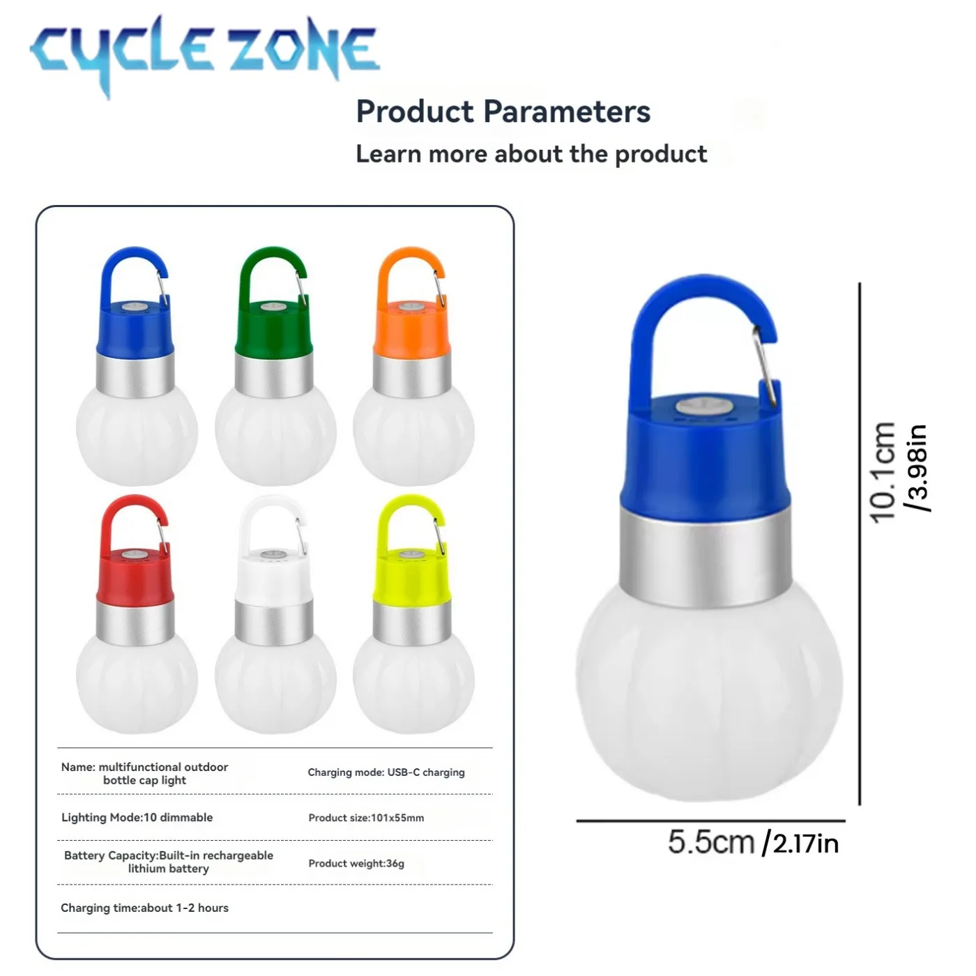 متعددة الوظائف في الهواء الطلق التخييم مصباح لتهيئة الجو مصباح يدوي محمول مع هوك غطاء زجاجة قابل للفصل ضوء فانوس طوارئ #2